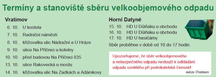 tabulka termínů VO